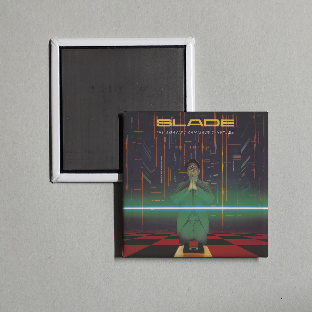 Slade - The Amazing Kamikaze Syndrome (Expanded) Album Cover Fridge Magnet
