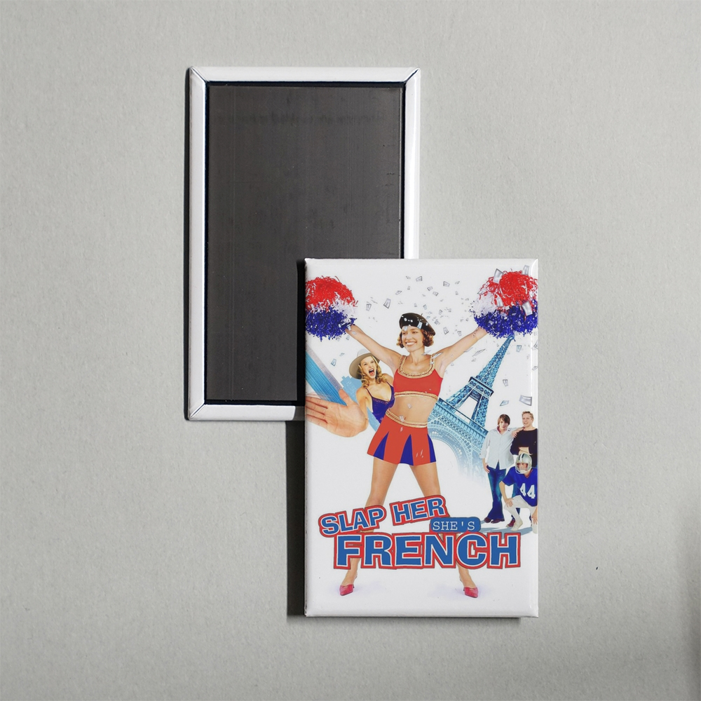 Slap Her... She's French Mini Movie Fridge Magnet