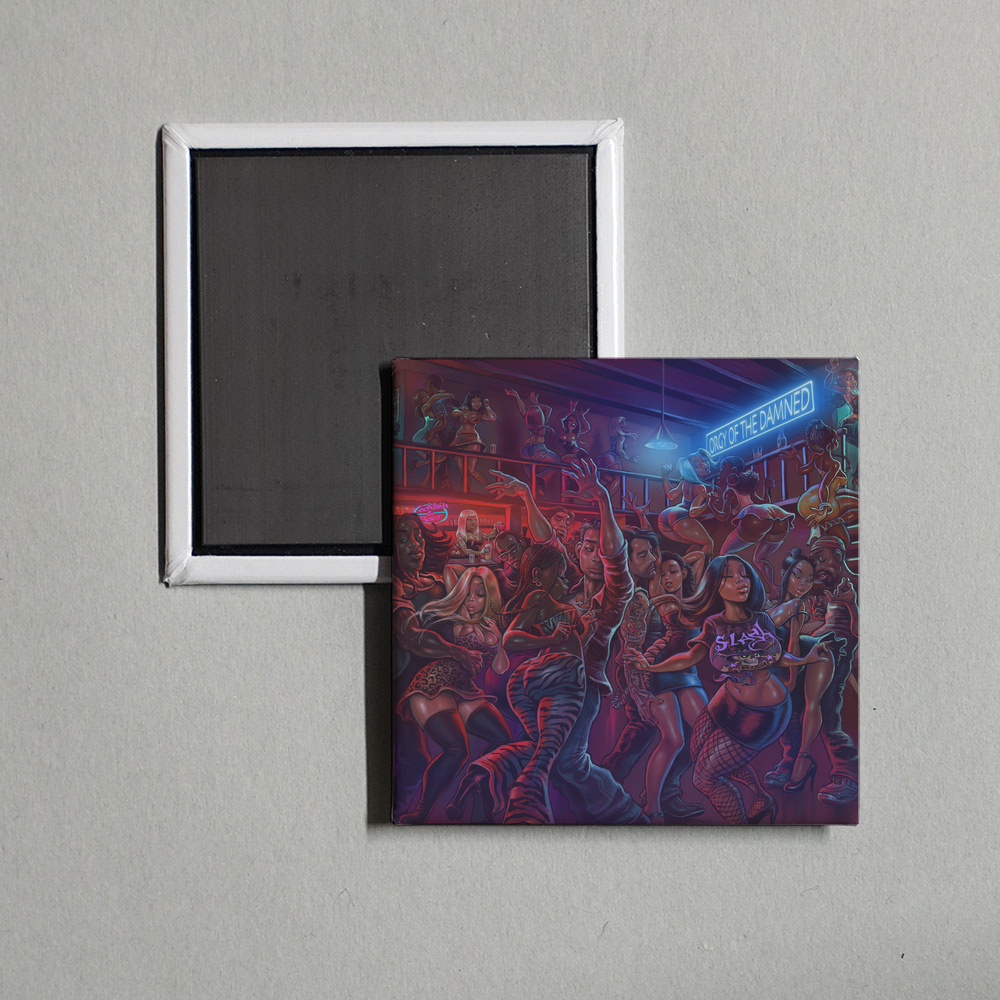 Slash - Orgy of the Damned Album Cover Fridge Magnet