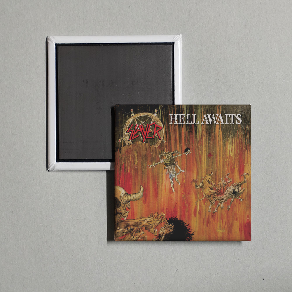 Slayer - Hell Awaits Album Cover Fridge Magnet