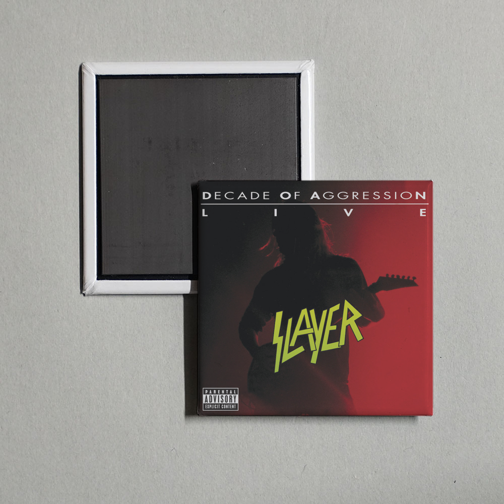 Slayer - Live Decade Of Aggression Album Cover Fridge Magnet