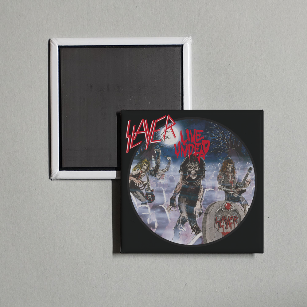 Slayer - Live Undead Album Cover Fridge Magnet