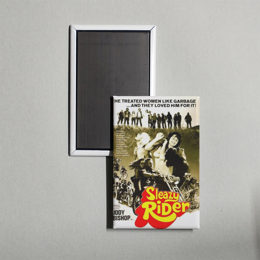 Sleazy Rider Mini Movie Fridge Magnet