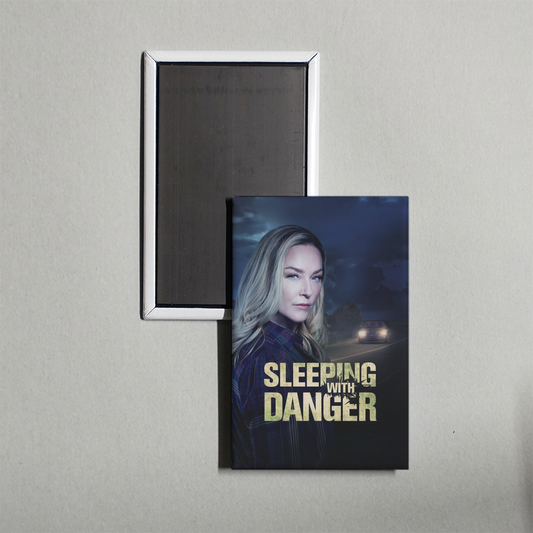 Sleeping with Danger Mini Movie Fridge Magnet