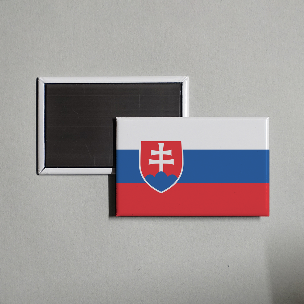 Slovakia Flag Fridge Magnet