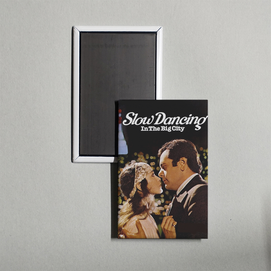 Slow Dancing In The Big City Mini Movie Fridge Magnet
