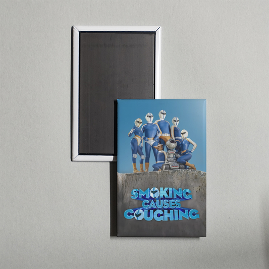 Smoking Causes Coughing Mini Movie Fridge Magnet