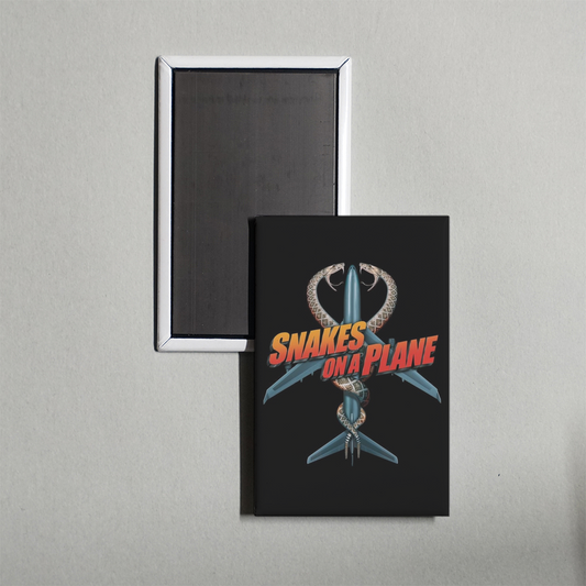 Snakes on a Plane Mini Movie Fridge Magnet