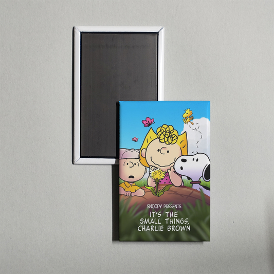 Snoopy Presents It's the Small Things, Charlie Brown Mini Movie Fridge Magnet