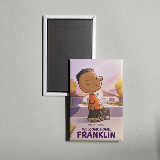 Snoopy Presents Welcome Home, Franklin Mini Movie Fridge Magnet