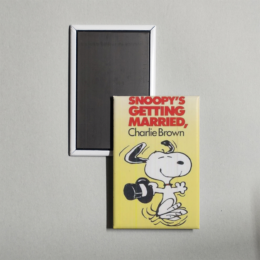 Snoopy's Getting Married, Charlie Brown Mini Movie Fridge Magnet