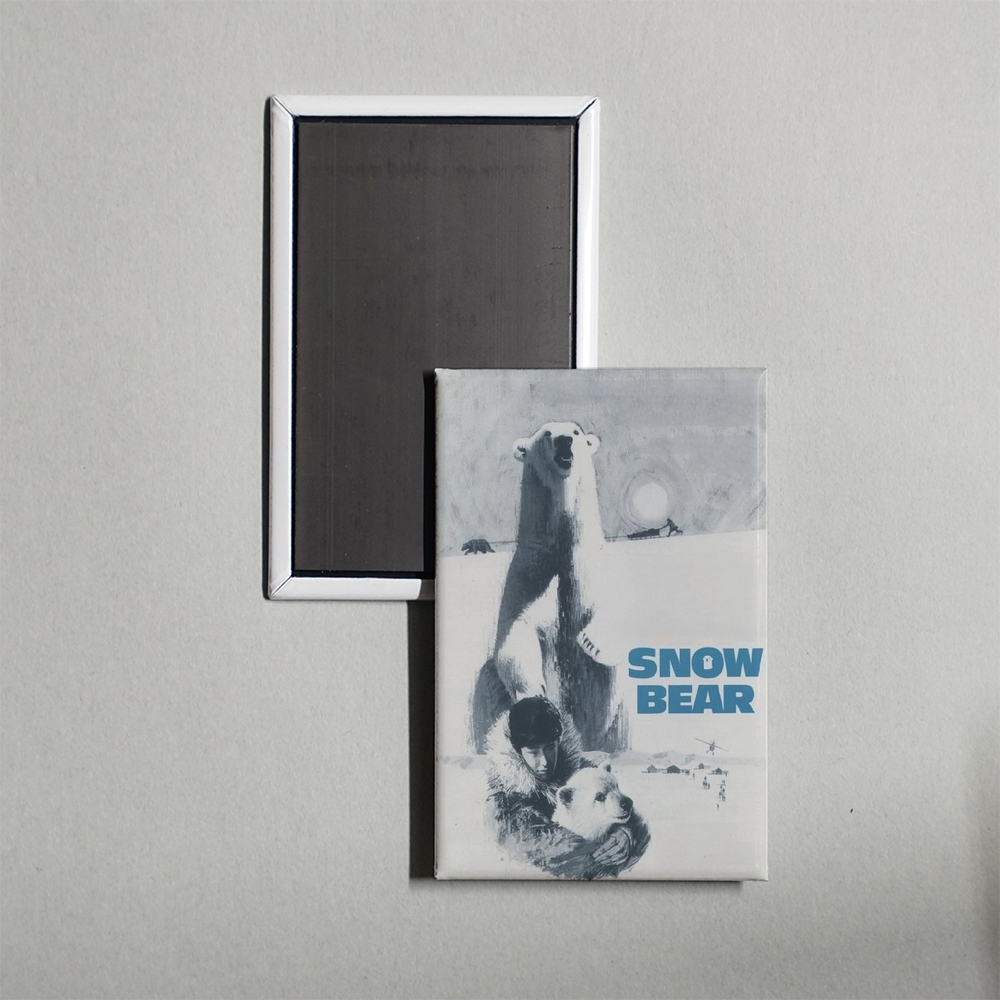 Snow Bear Mini Movie Fridge Magnet