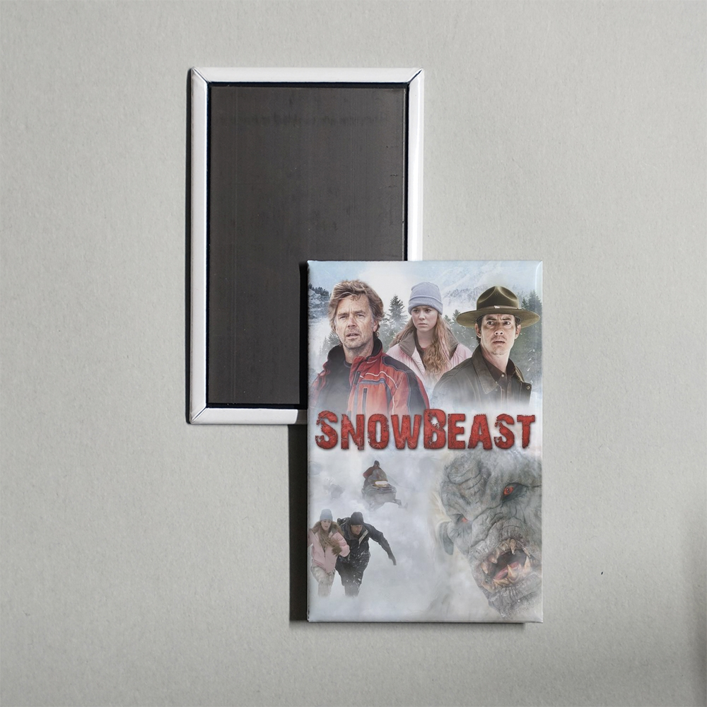 Snow Beast Mini Movie Fridge Magnet