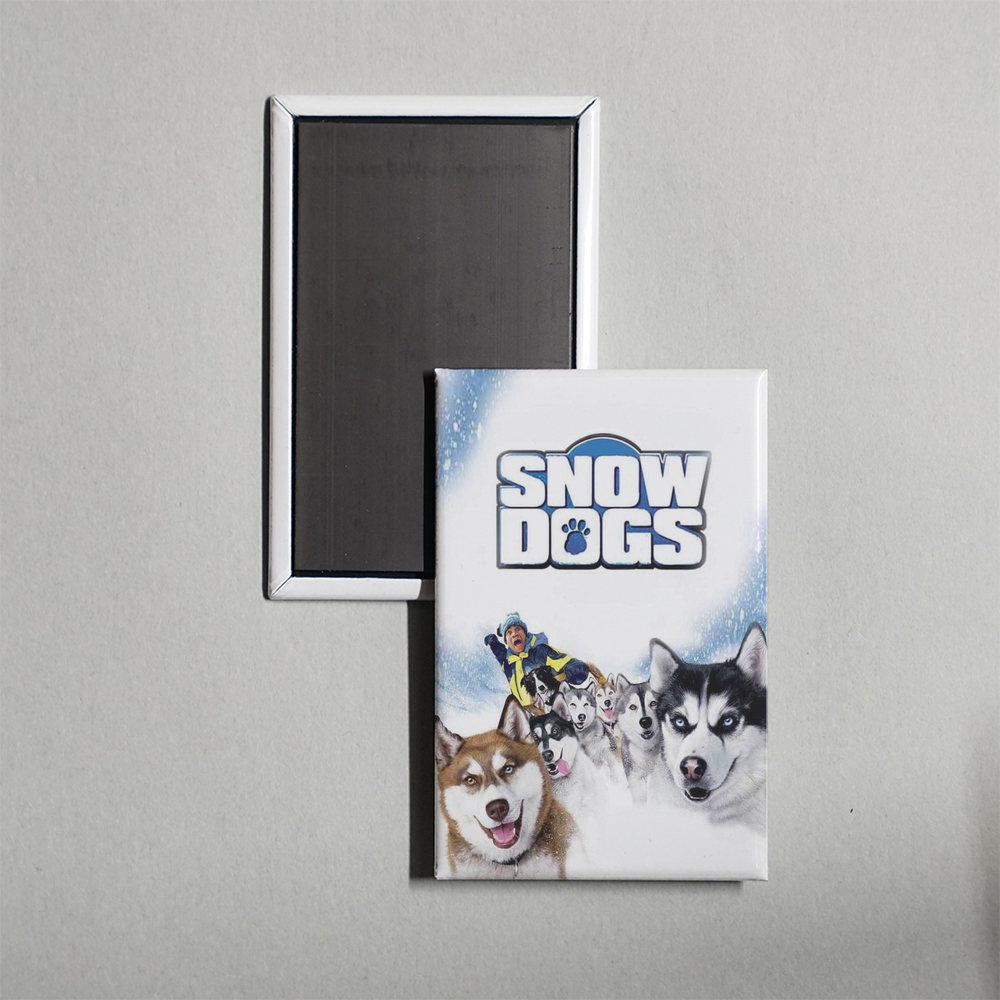 Snow Dogs Mini Movie Fridge Magnet