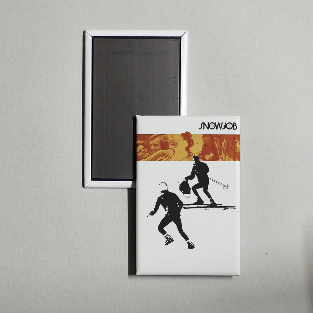 Snow Job Mini Movie Fridge Magnet