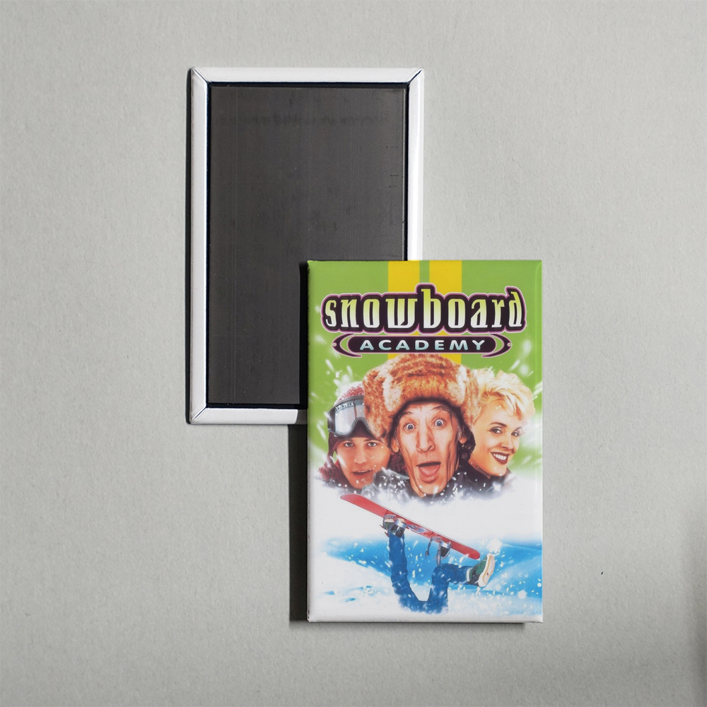 Snowboard Academy Mini Movie Fridge Magnet