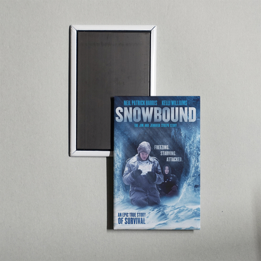 Snowbound The Jim and Jennifer Stolpa Story Mini Movie Fridge Magnet