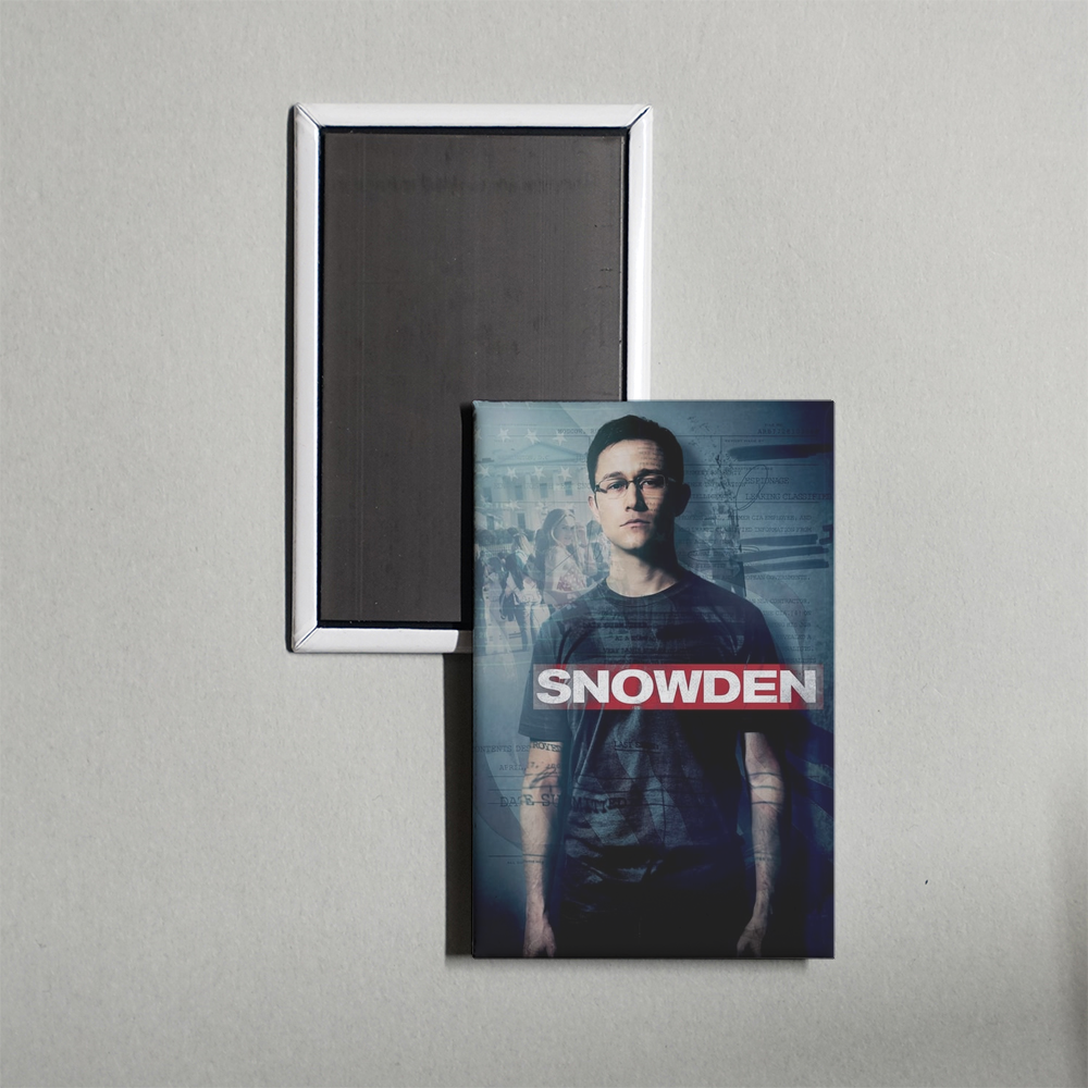 Snowden Mini Movie Fridge Magnet