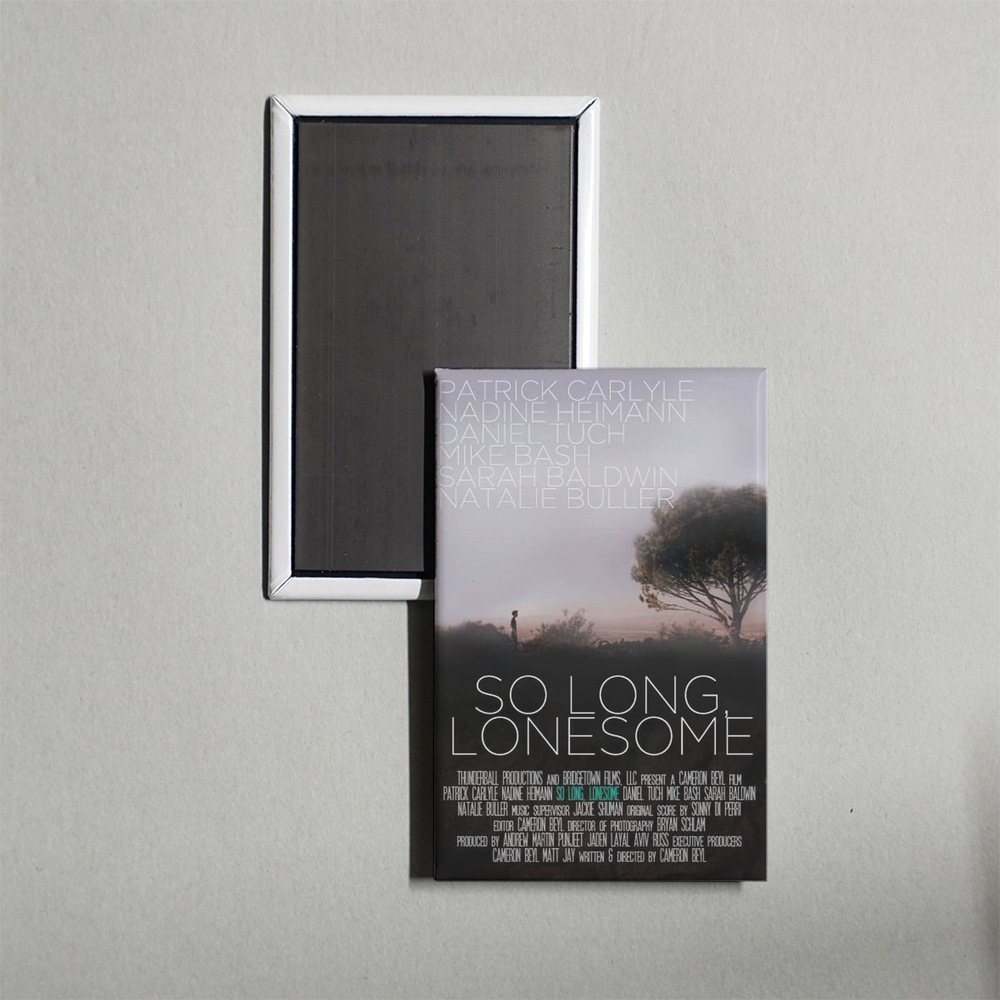 So Long, Lonesome Mini Movie Fridge Magnet