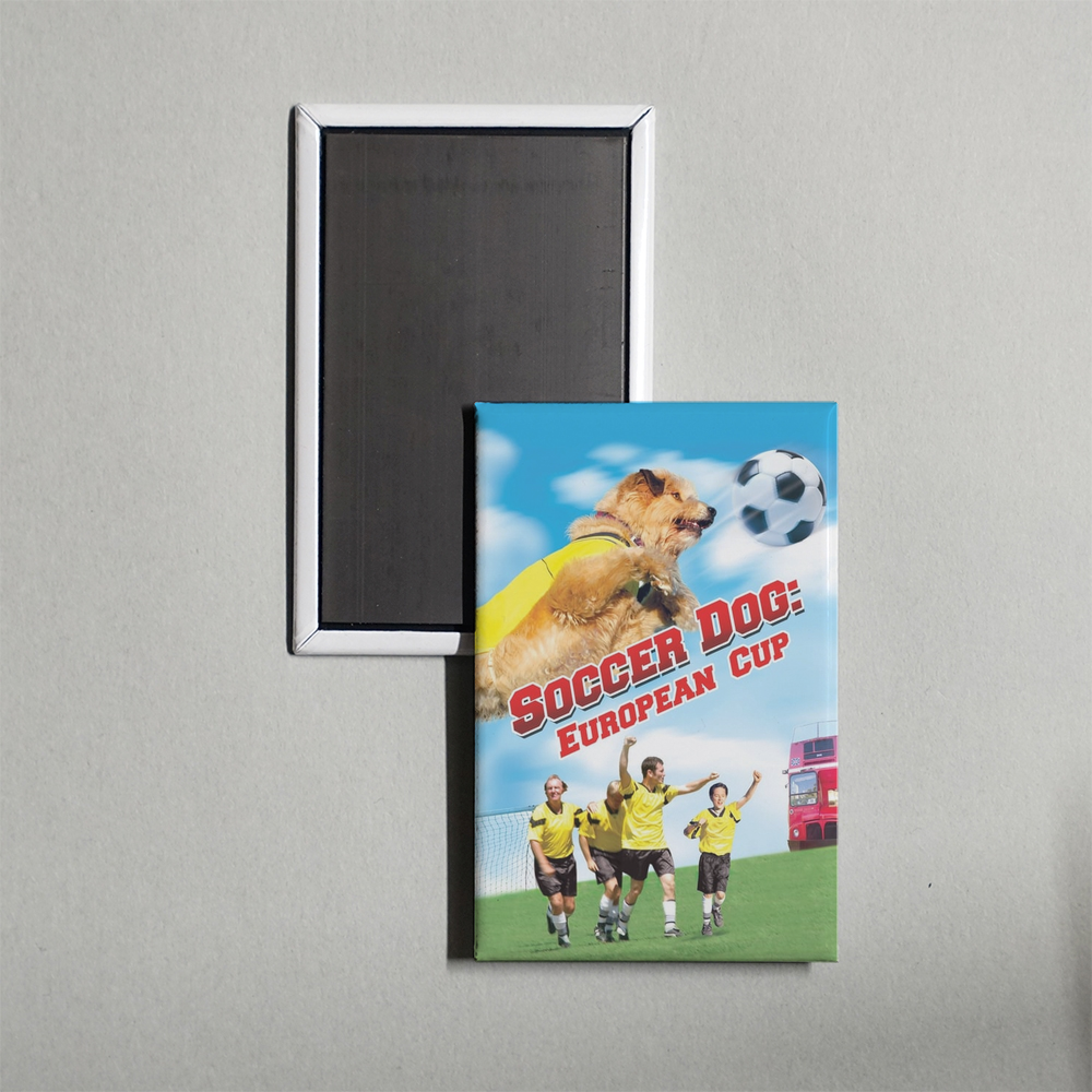 Soccer Dog 2 European Cup Mini Movie Fridge Magnet