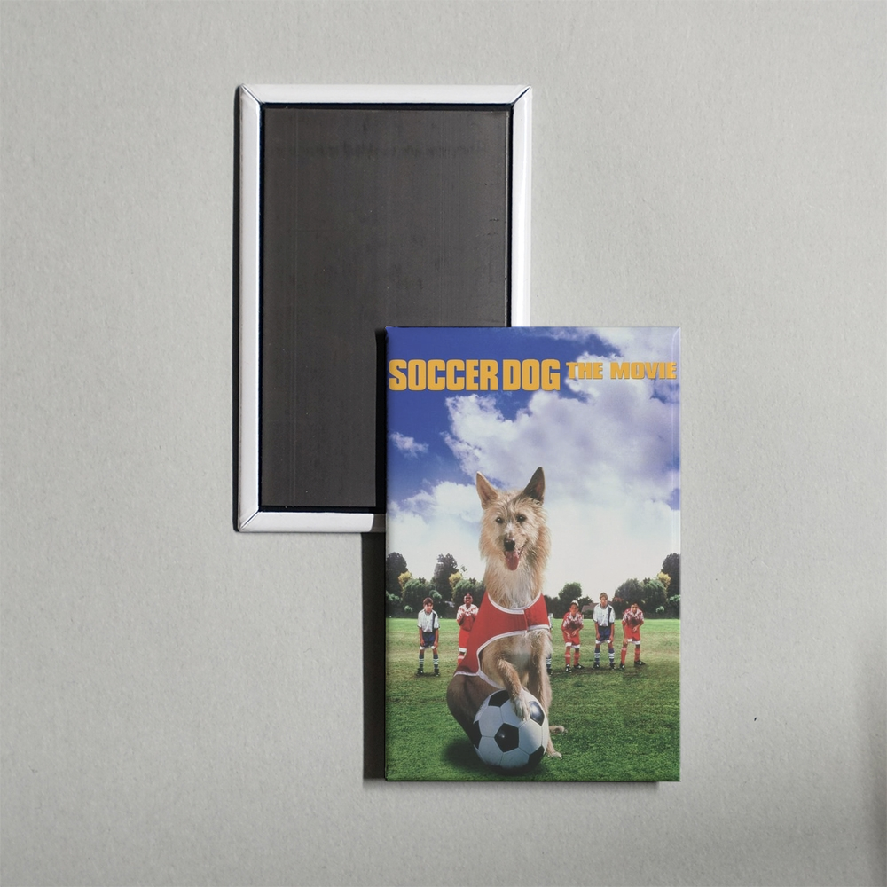 Soccer Dog The Movie Mini Movie Fridge Magnet