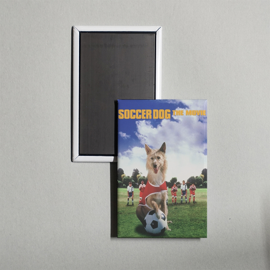 Soccer Dog The Movie Mini Movie Fridge Magnet