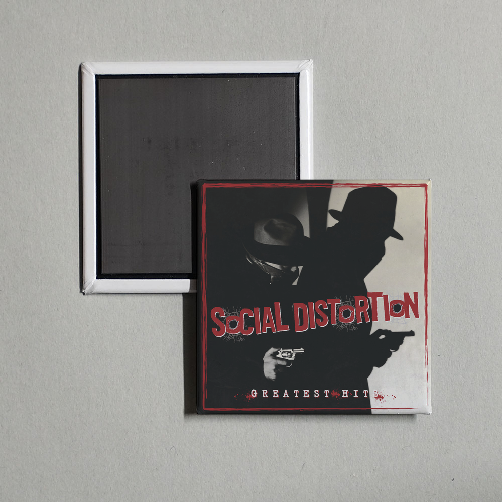 Social Distortion - Greatest Hits Album Cover Fridge Magnet