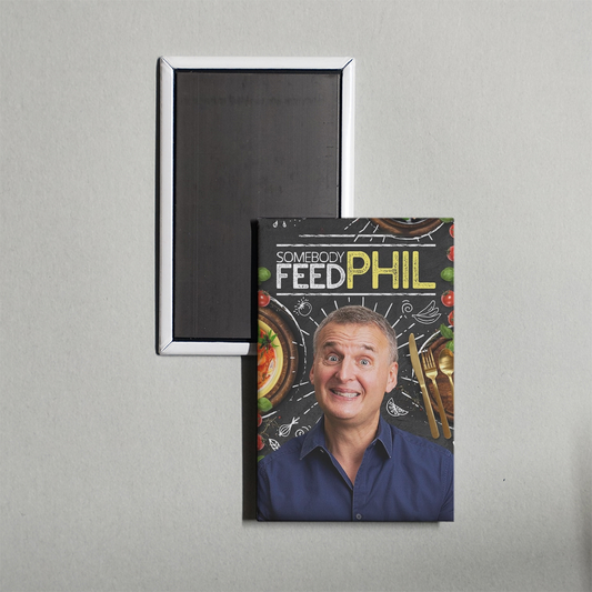 Somebody Feed Phil TV Show Fridge Magnet