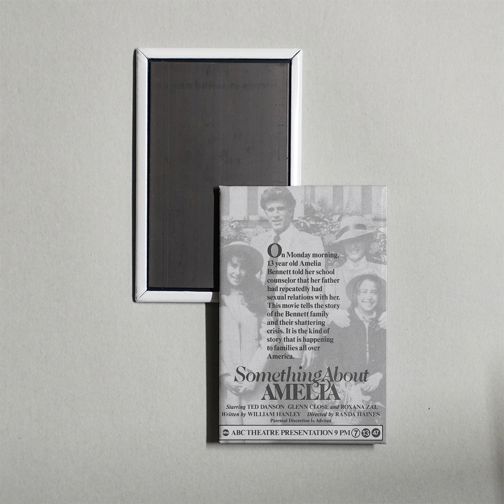 Something About Amelia Mini Movie Fridge Magnet
