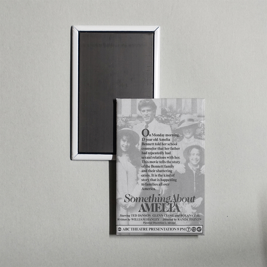 Something About Amelia Mini Movie Fridge Magnet