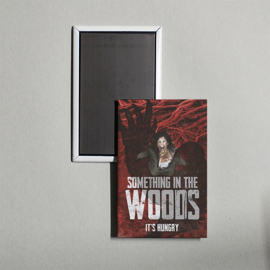 Something in the Woods Mini Movie Fridge Magnet