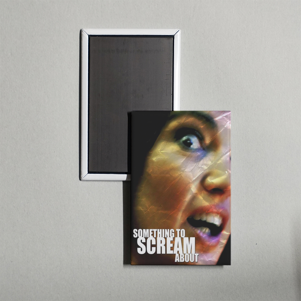 Something to Scream About Mini Movie Fridge Magnet