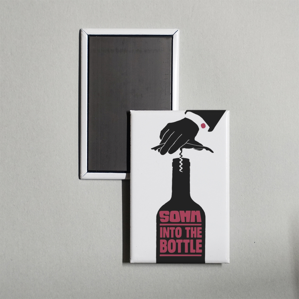 Somm Into the Bottle Mini Movie Fridge Magnet