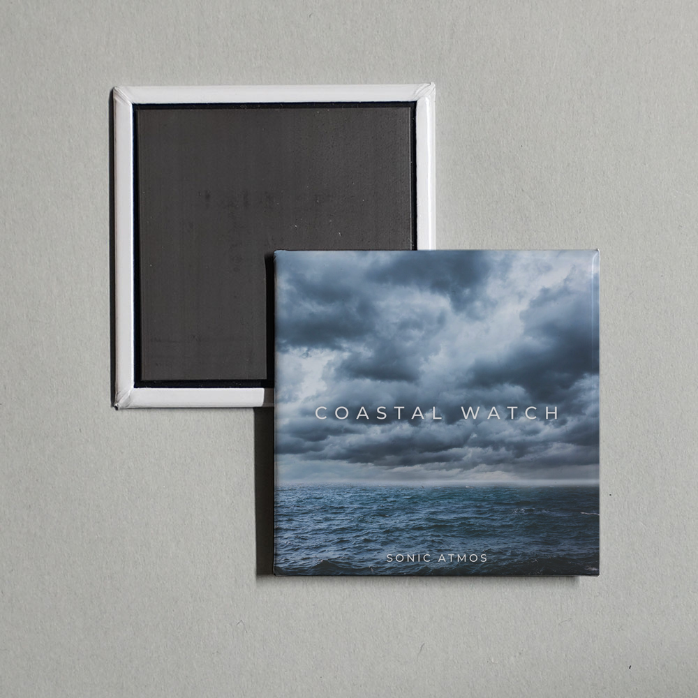 Sonic Atmos - Coastal Watch Album Cover Fridge Magnet
