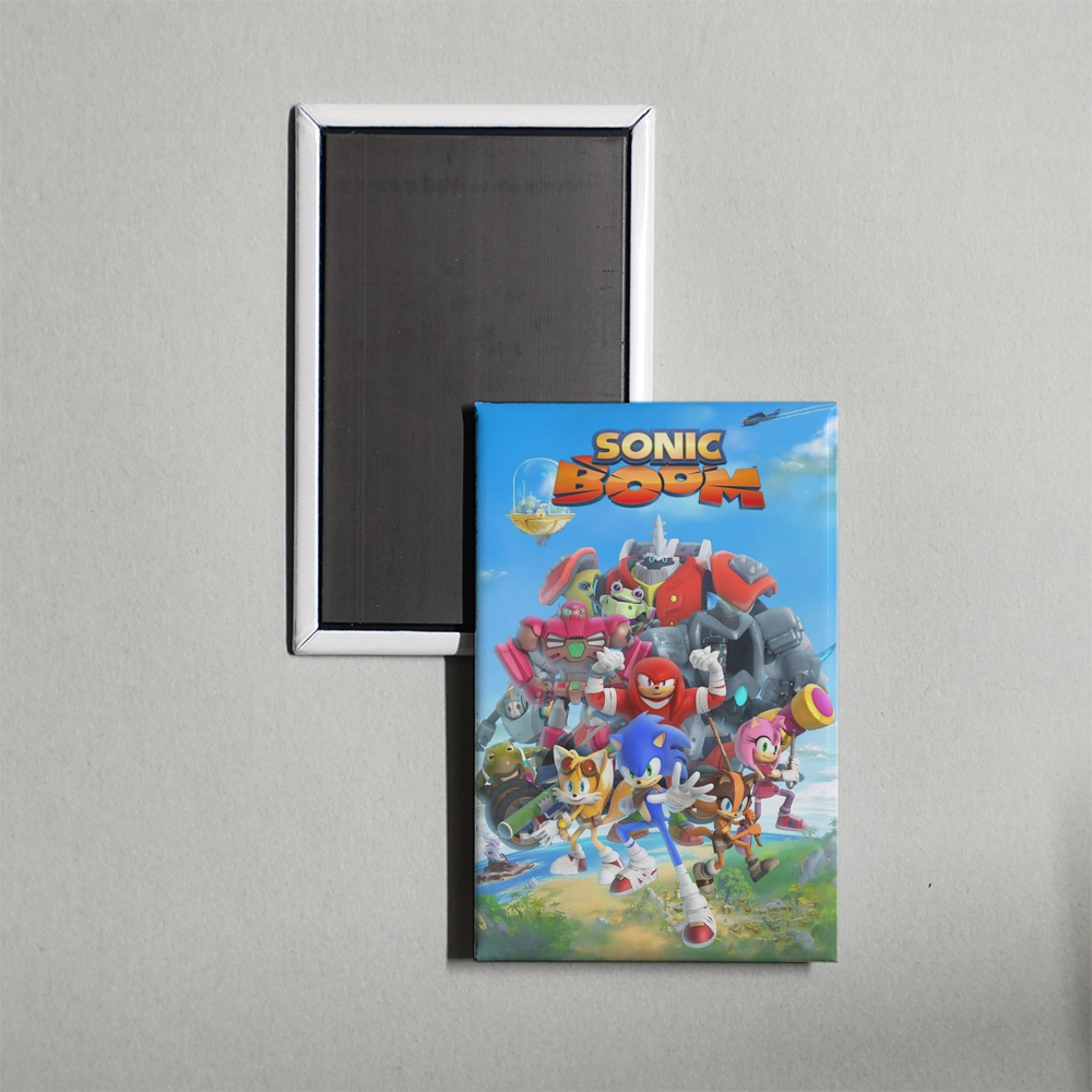 Sonic Boom TV Show Fridge Magnet