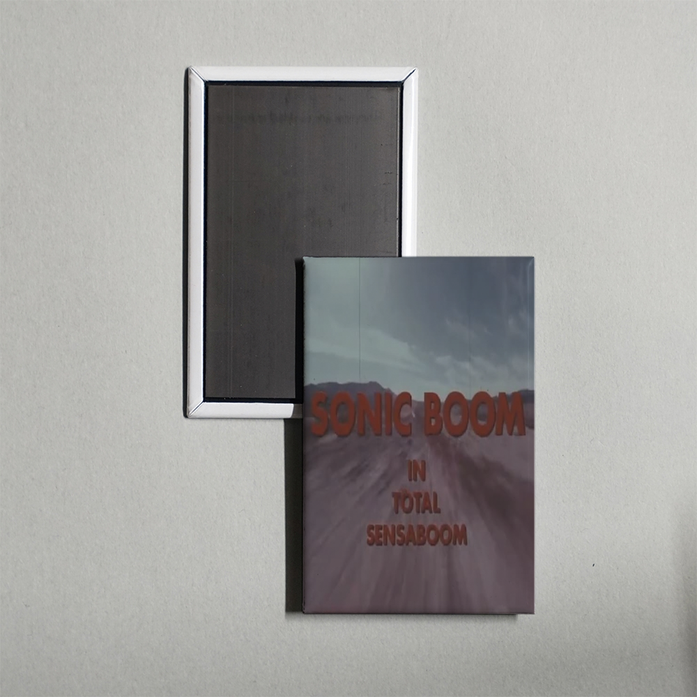 Sonic Boom Mini Movie Fridge Magnet