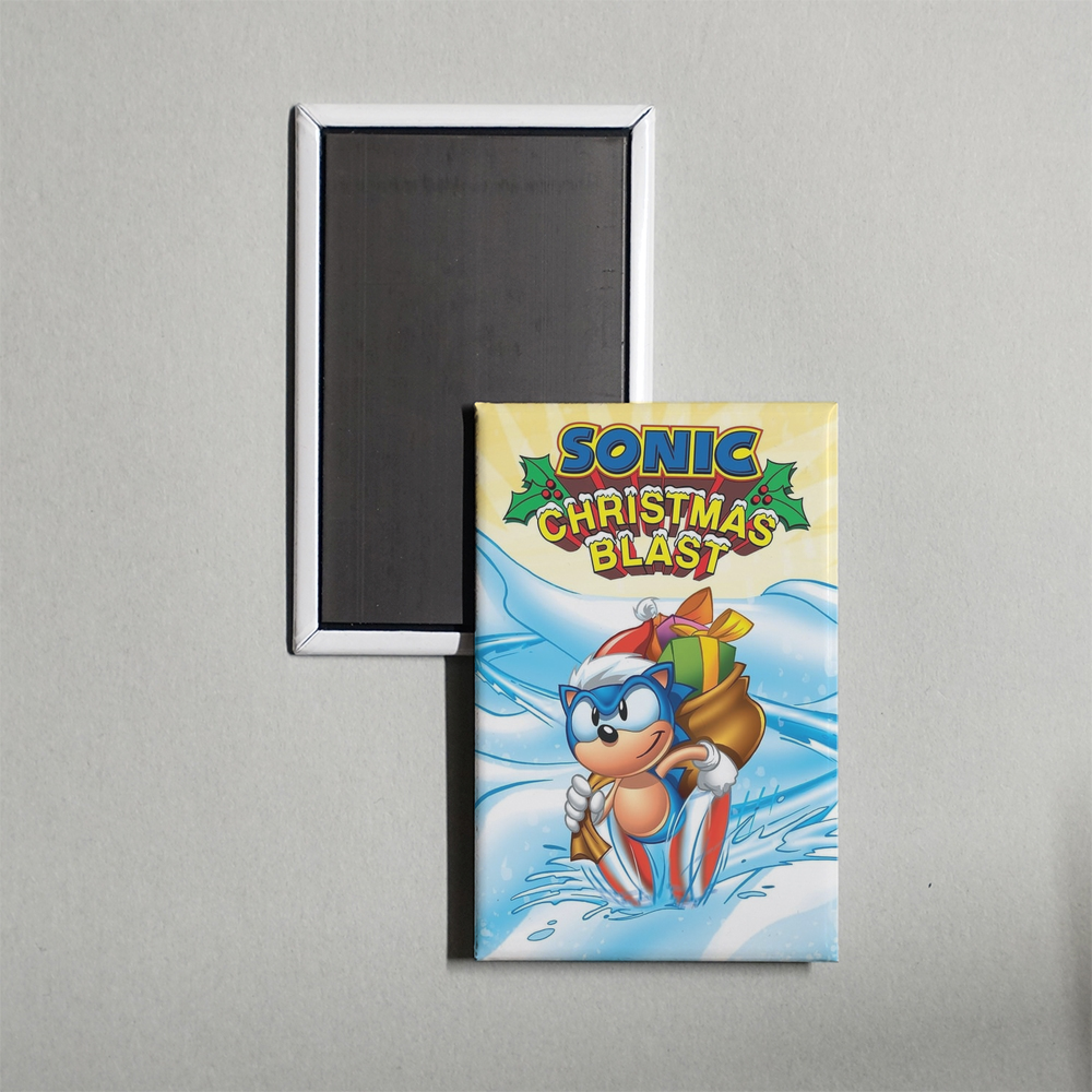 Sonic Christmas Blast Mini Movie Fridge Magnet
