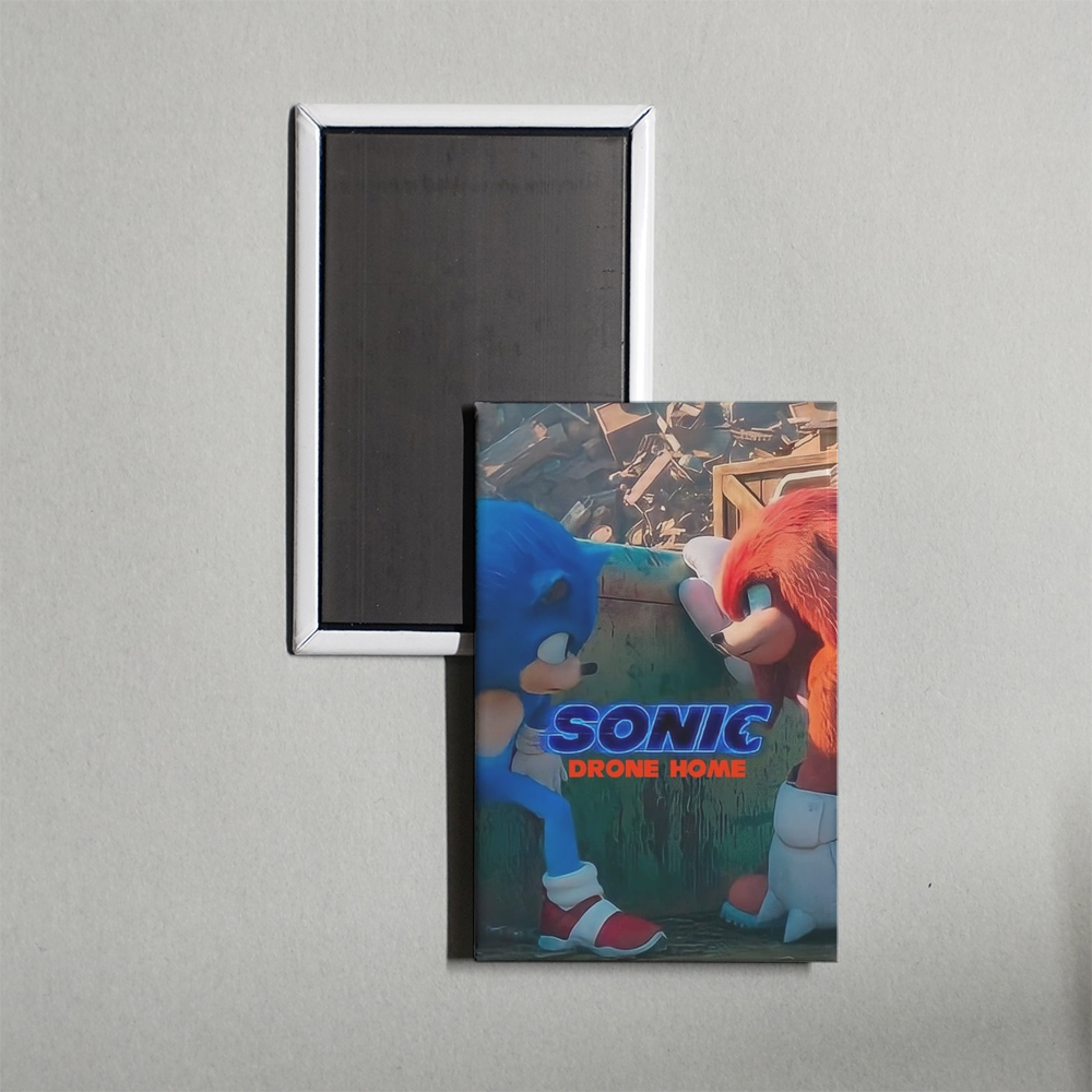 Sonic Drone Home Mini Movie Fridge Magnet