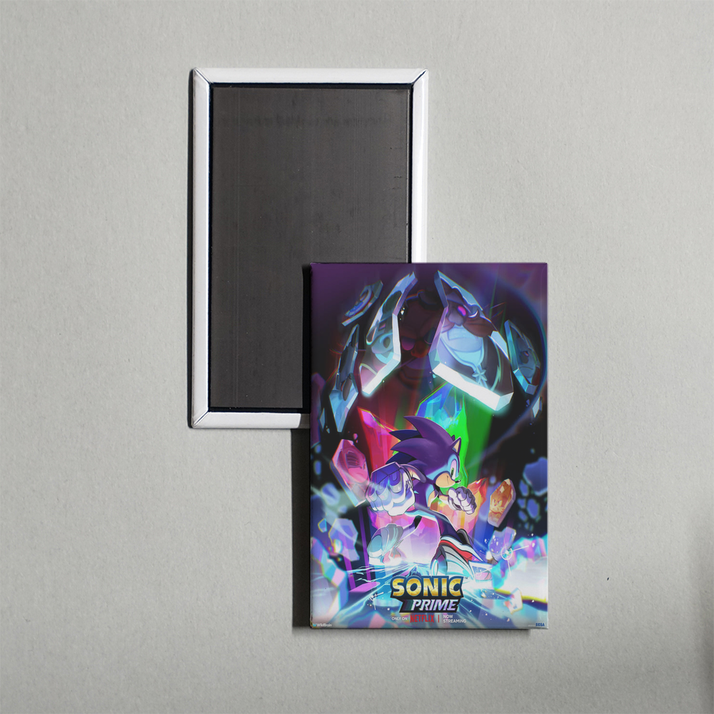 Sonic Prime TV Show Fridge Magnet