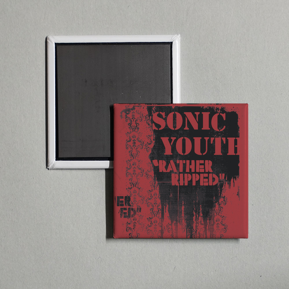Sonic Youth - Rather Ripped Album Cover Fridge Magnet