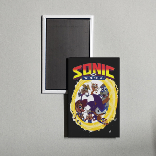 Sonic the Hedgehog TV Show Fridge Magnet