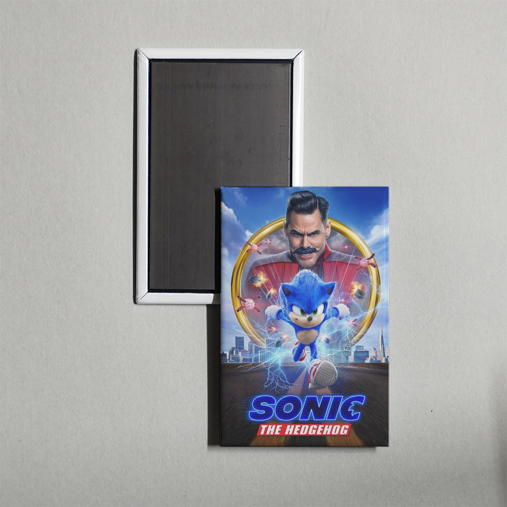 Sonic the Hedgehog Mini Movie Fridge Magnet