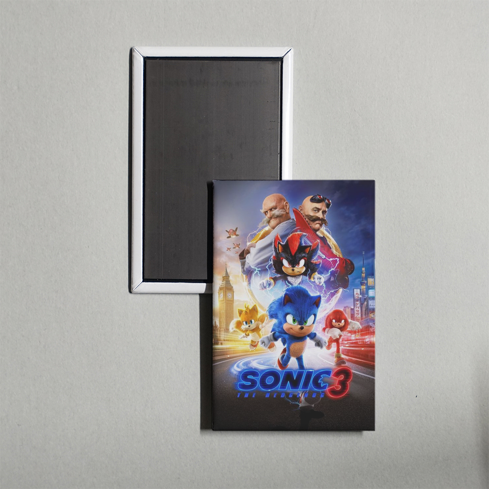 Sonic the Hedgehog 3 Mini Movie Fridge Magnet