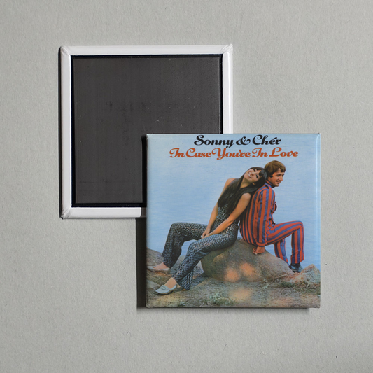 Sonny & Cher - In Case You're In Love Album Cover Fridge Magnet