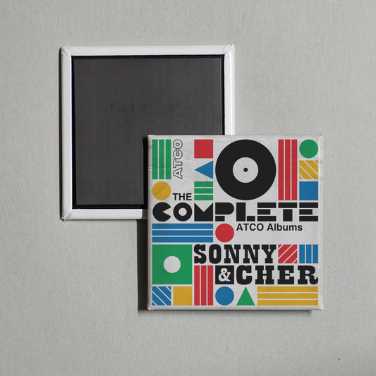 Sonny & Cher - The Complete ATCO Albums Album Cover Fridge Magnet