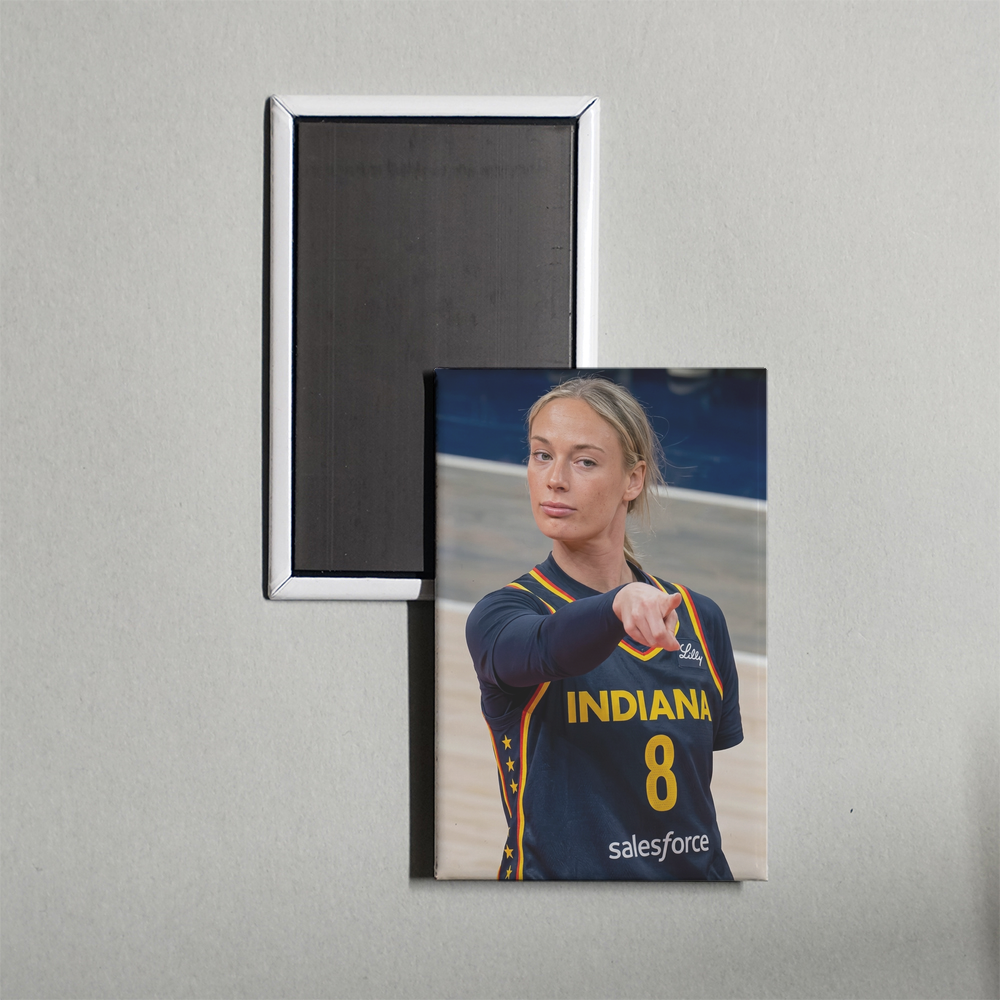 Sophie Cunningham Finger Pointing B Meme Fridge Magnet