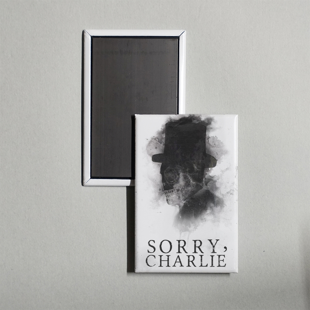 Sorry, Charlie Mini Movie Fridge Magnet