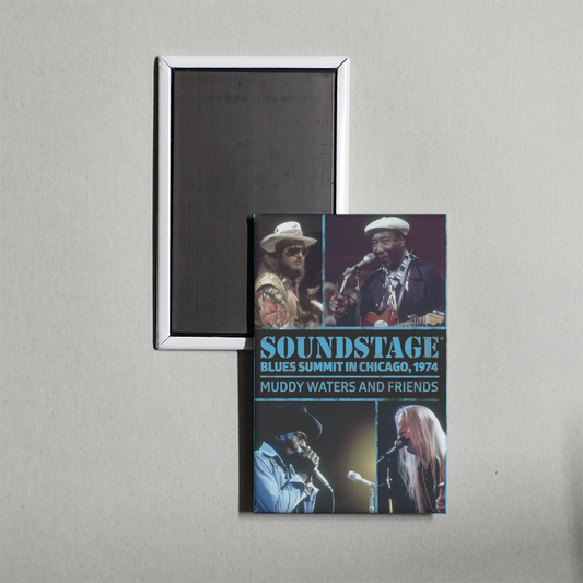 Soundstage Blues Summit In Chicago Muddy Waters And Friends Mini Movie Fridge Magnet