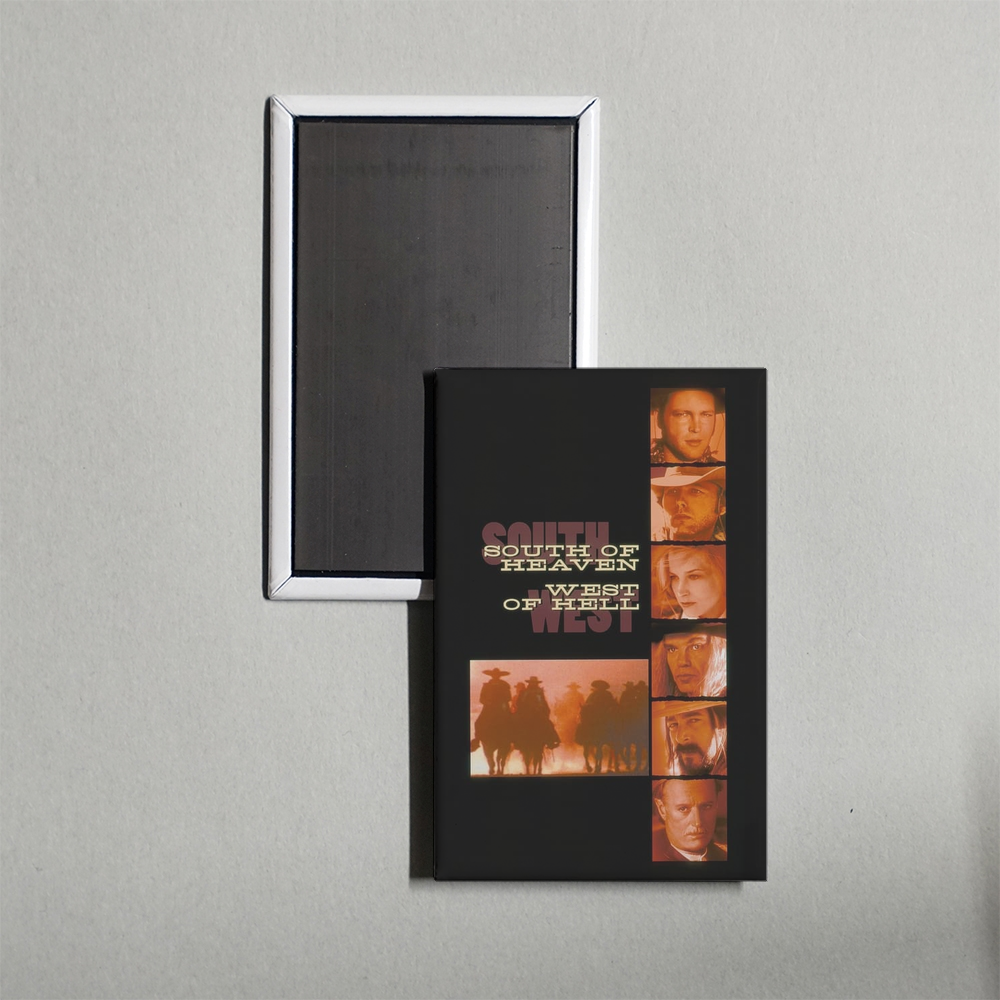 South of Heaven, West of Hell Mini Movie Fridge Magnet