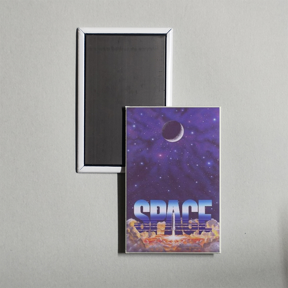 Space TV Show Fridge Magnet